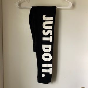Nike Just Do It Black Leggings